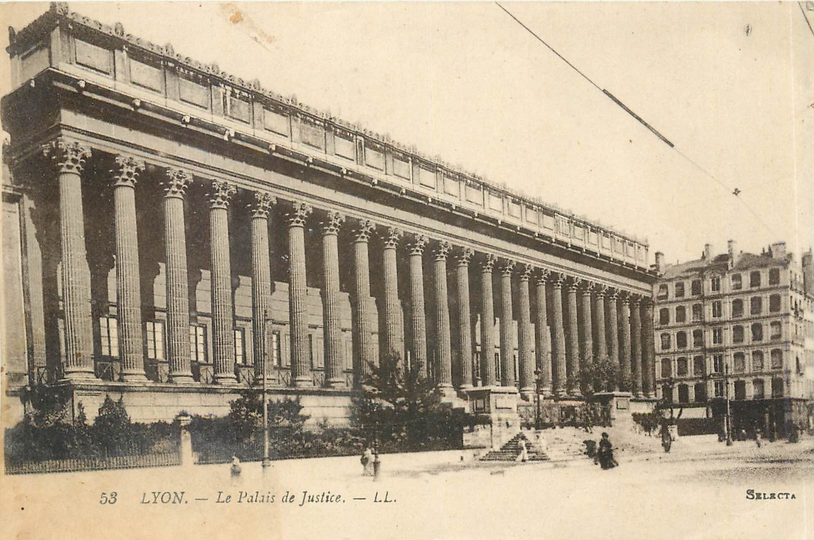 CPA Lyon - Le Palais de Justice