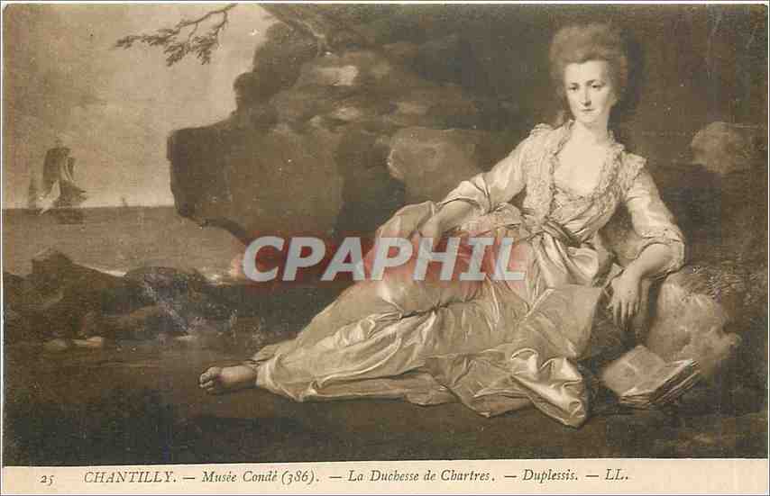 CPA Chantilly - Musee Conde - La Duchesse de Chartres Duplessis