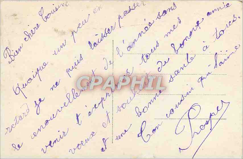 CPA Bonne Annee Fleurs Avion Aviation — Verso