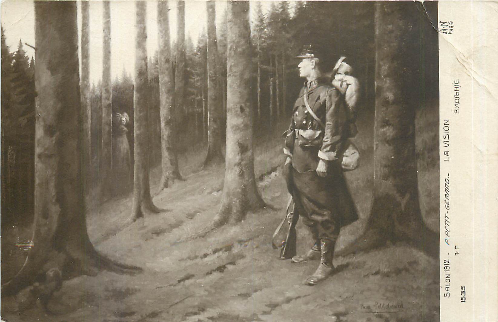 CPA La Vision Petit Gerard Salon 1912