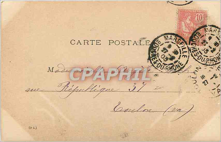 CPA Enfant — Rückseite