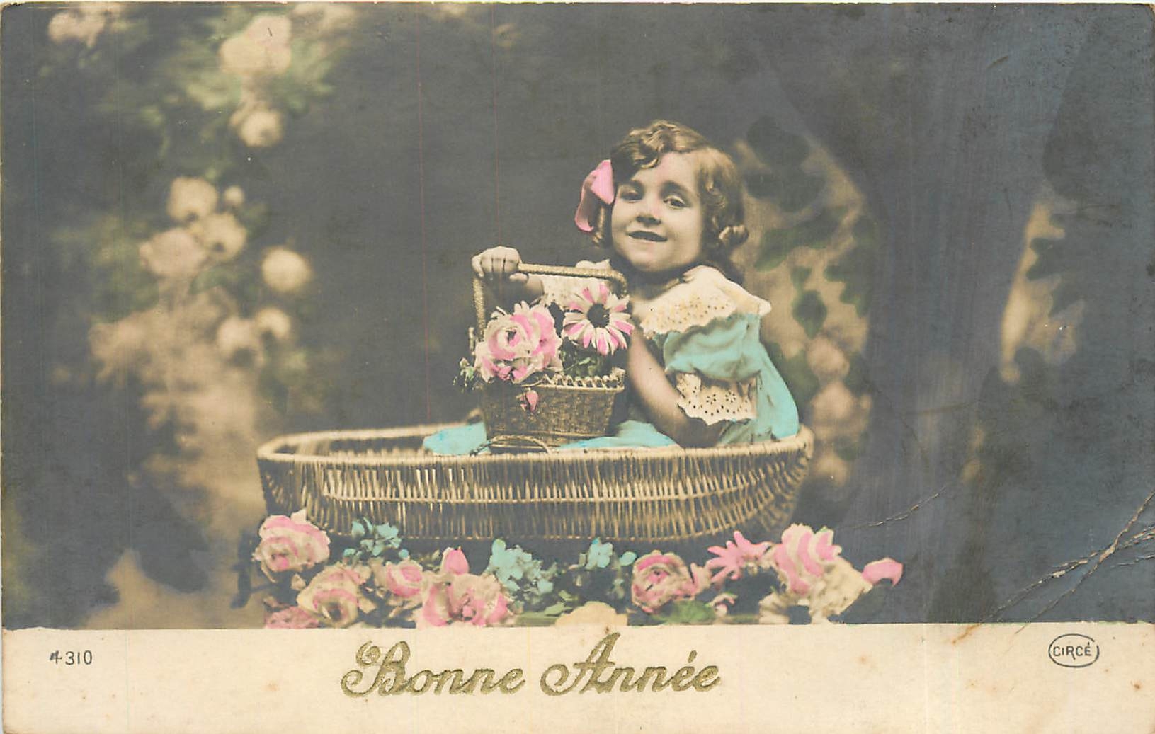 CPA Bonne Annee Enfant