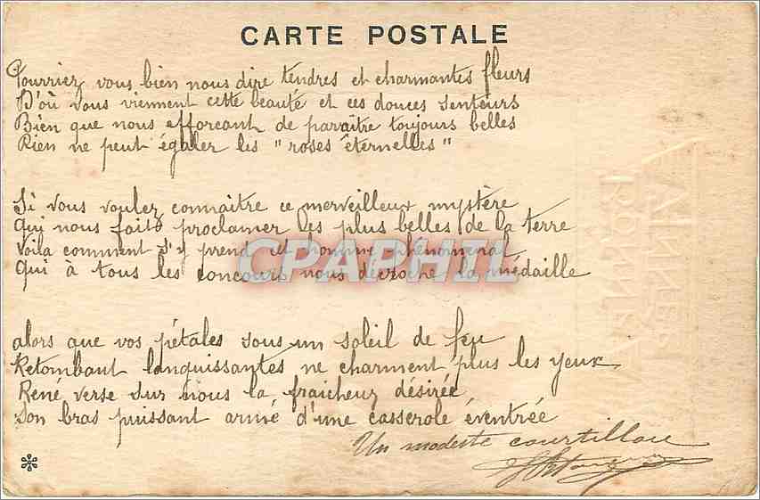 CPA Bonne Annee Femmes — Verso