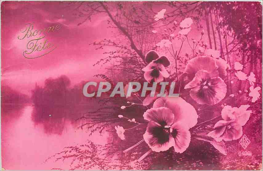 CPA Bonne Fete Fleurs