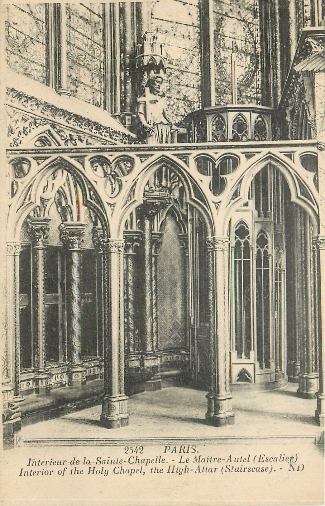 CPA Paris Interieur de la Sainte-Chapelle