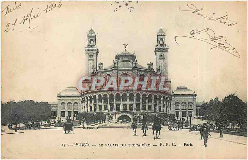 CPA Paris - Le Palais du Trocadero