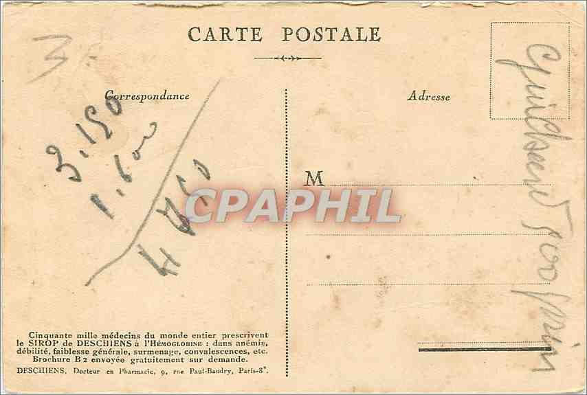 CPA Paris - Notre-Dame — Verso
