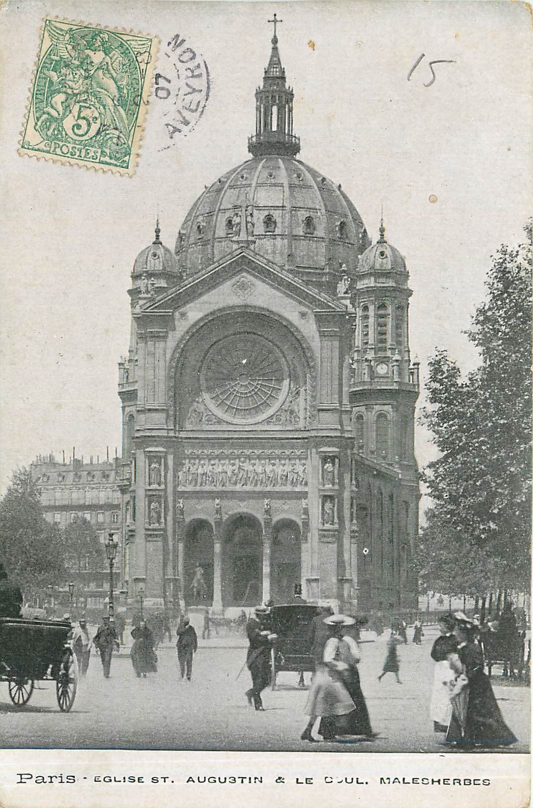 CPA Paris Eglise St. Augustin