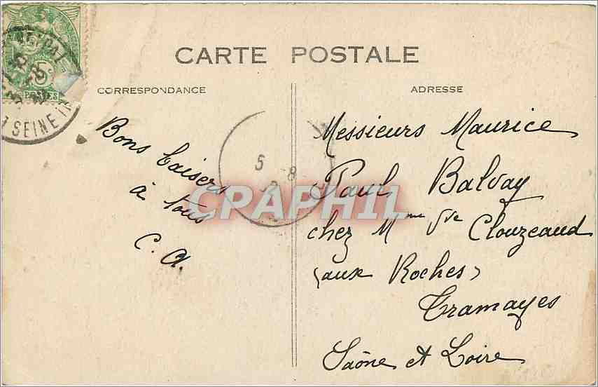 CPA Le Havre - Le Musee et le Quai de Southampton Bateaux de peche — Rückseite