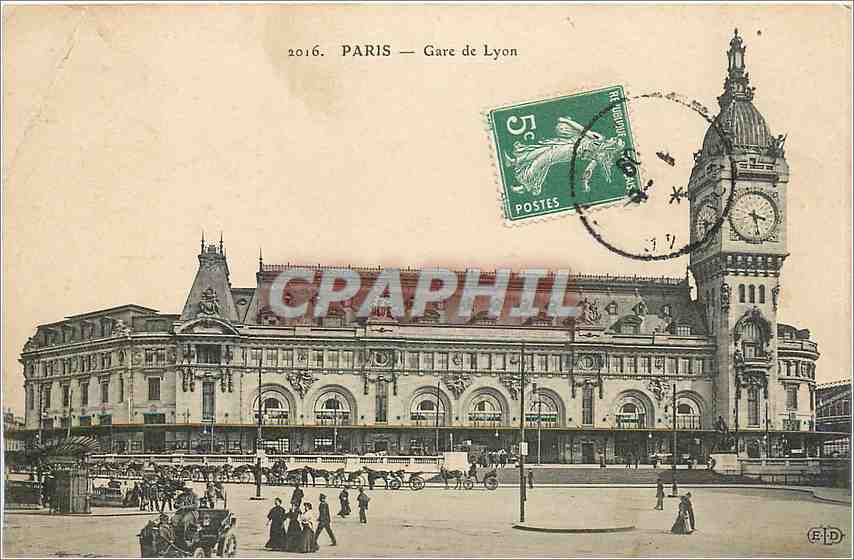CPA Paris - Gare de Lyon