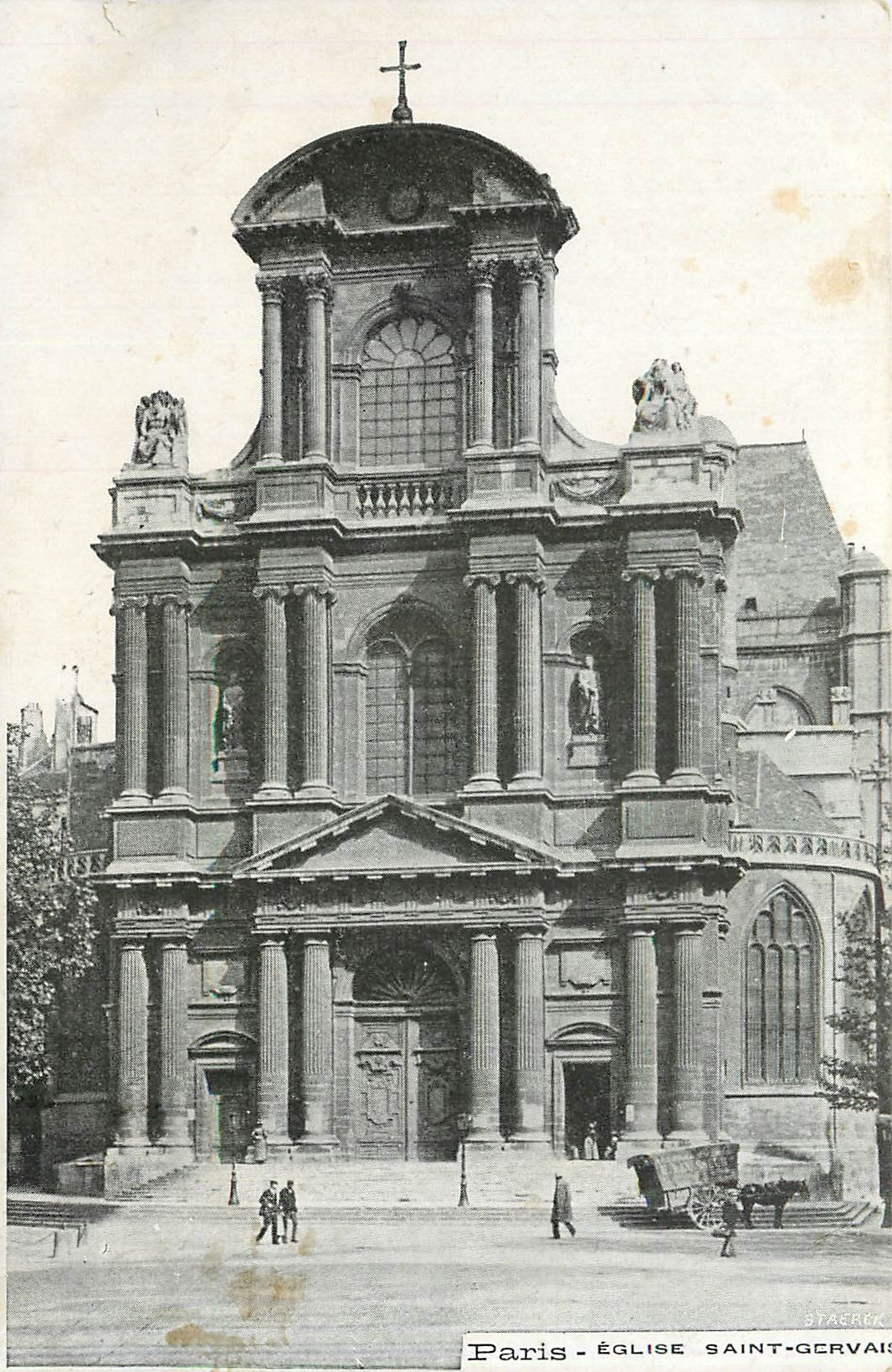 CPA Paris - Eglise Saint-Gervais