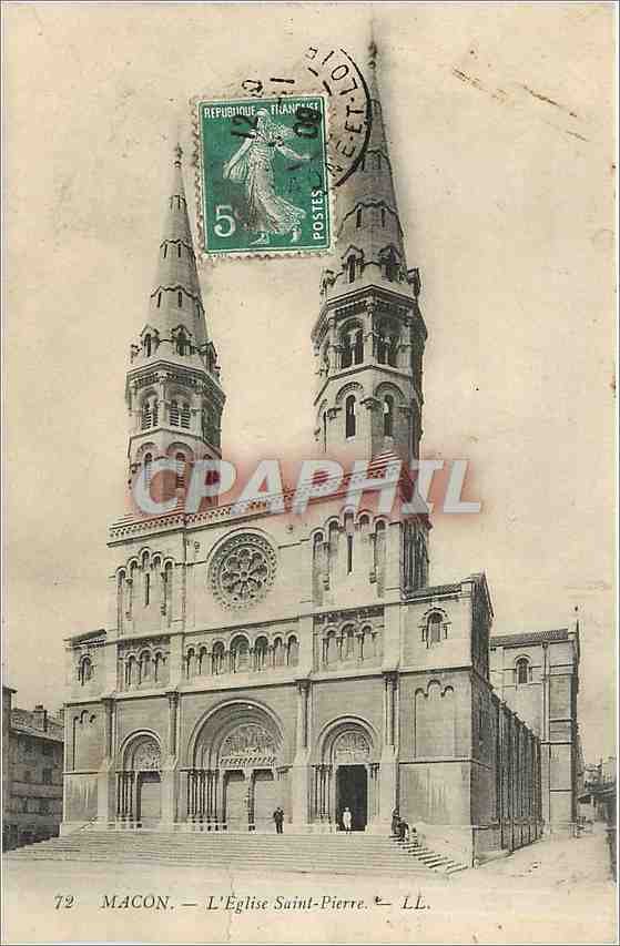 CPA Macon - L'Eglise Saint-Pierre