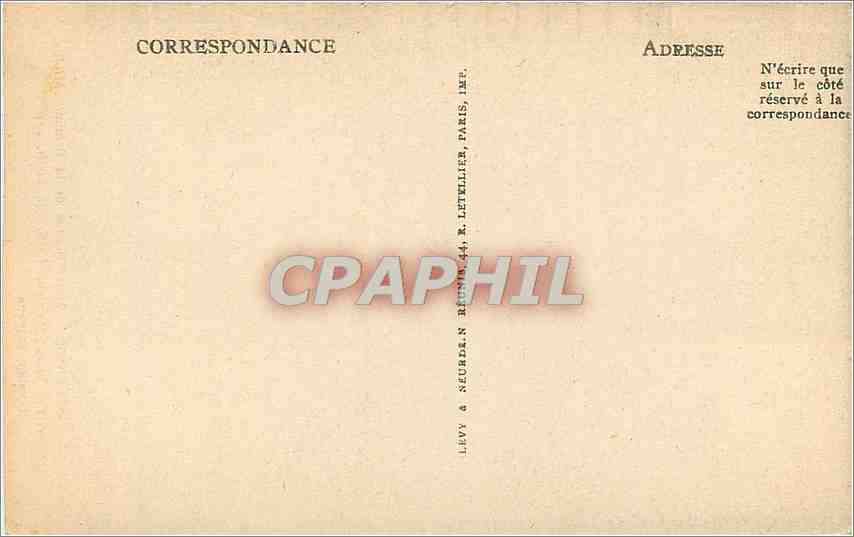 CPA Aix-en-Provence - Hotel Bonnet de la Beaume — Verso