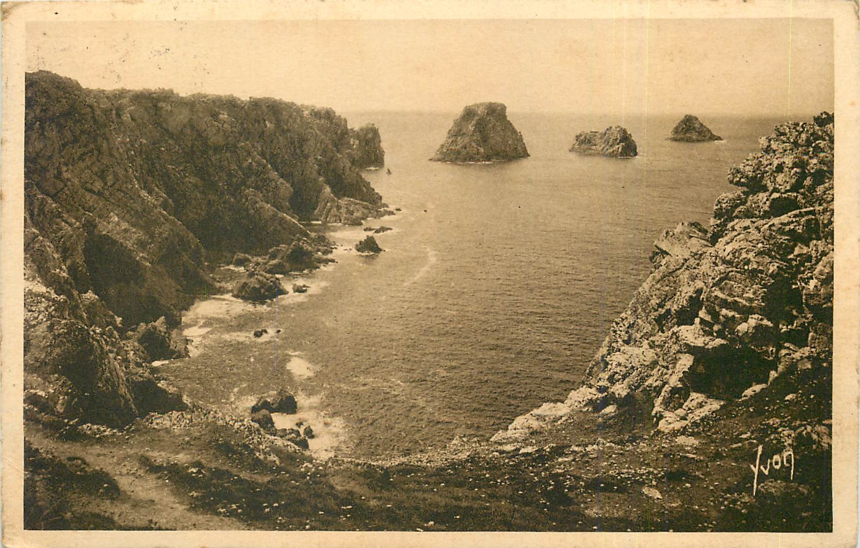 CPA Les-Tas-de-Pois et la pointe de Pen-Hir
