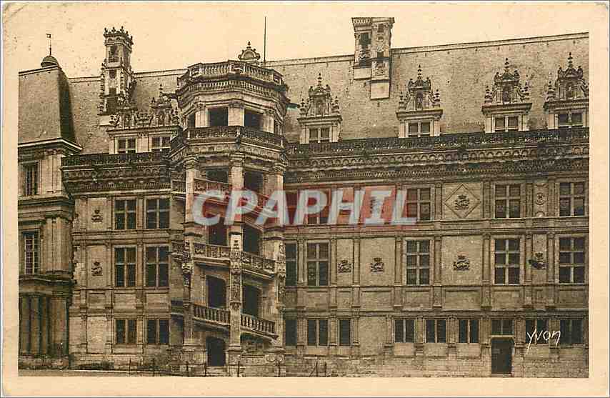 CPA Chateau de Blois - Escalier Francois 1er