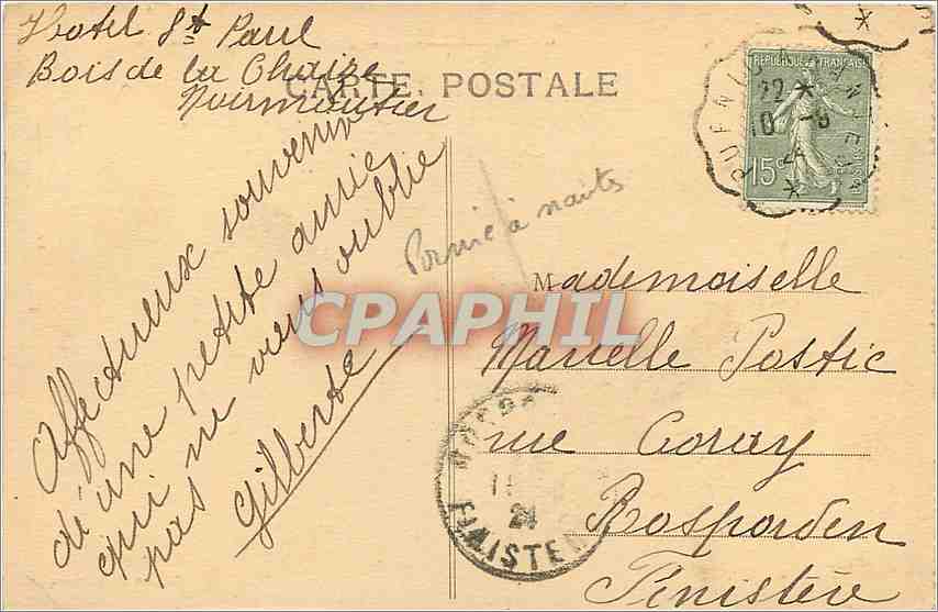 CPA Noirmoutier - Vue generale de la Plage des Dames — Back