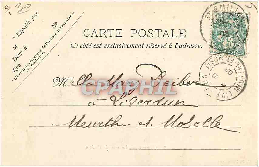 CPA Bordeaux - Le Grand Theatre Tramway — Verso