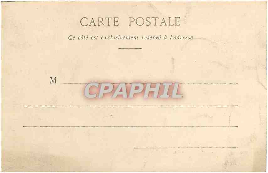 CPA Le Croisic - Rocher ''Le Grand Autel'' — Rückseite