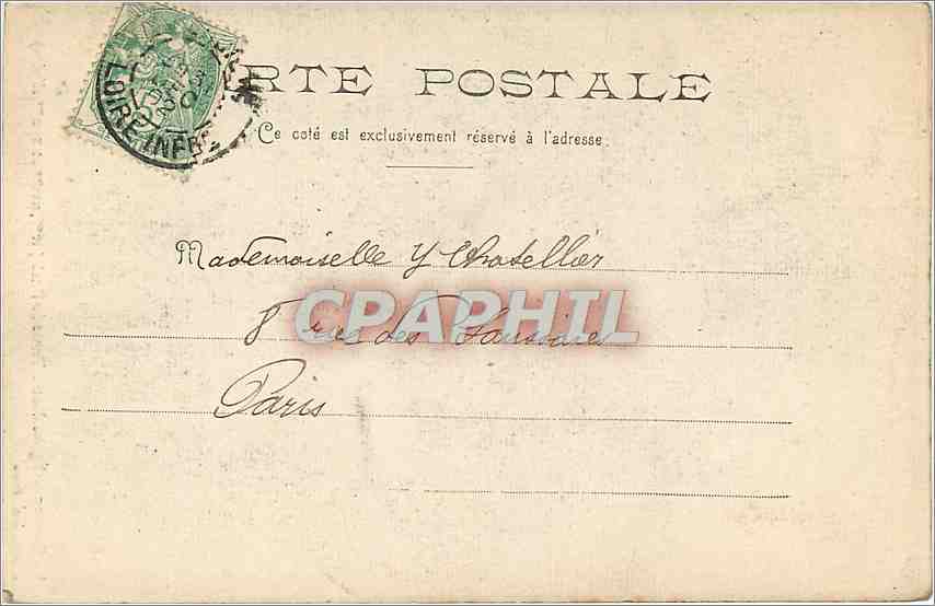 CPA Le Croisic - Eglise Notre-Dame de Pitie — Back