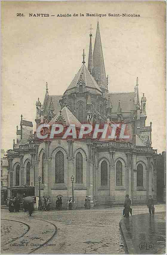 CPA Nantes - Abside de la Basilique Saint-Nicolas