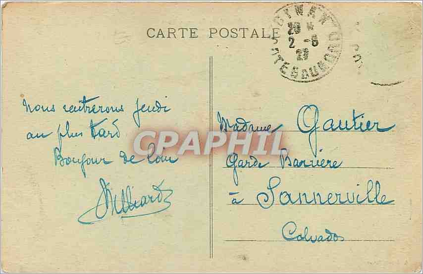 CPA Dinan - Chateau de la Duchesse Anne — Verso