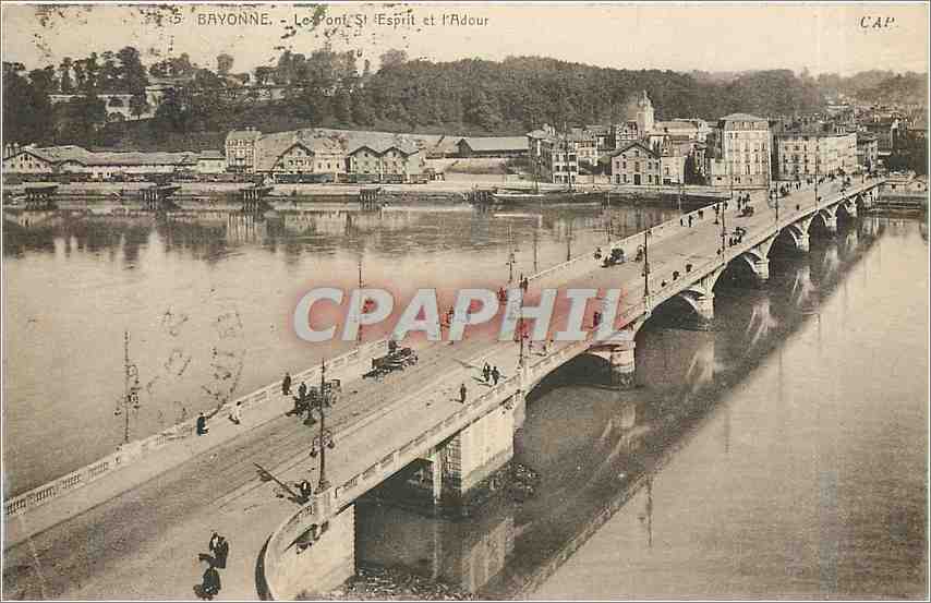 Bayonne — Le Pont Saint-Esprit et l'Adour — CAP