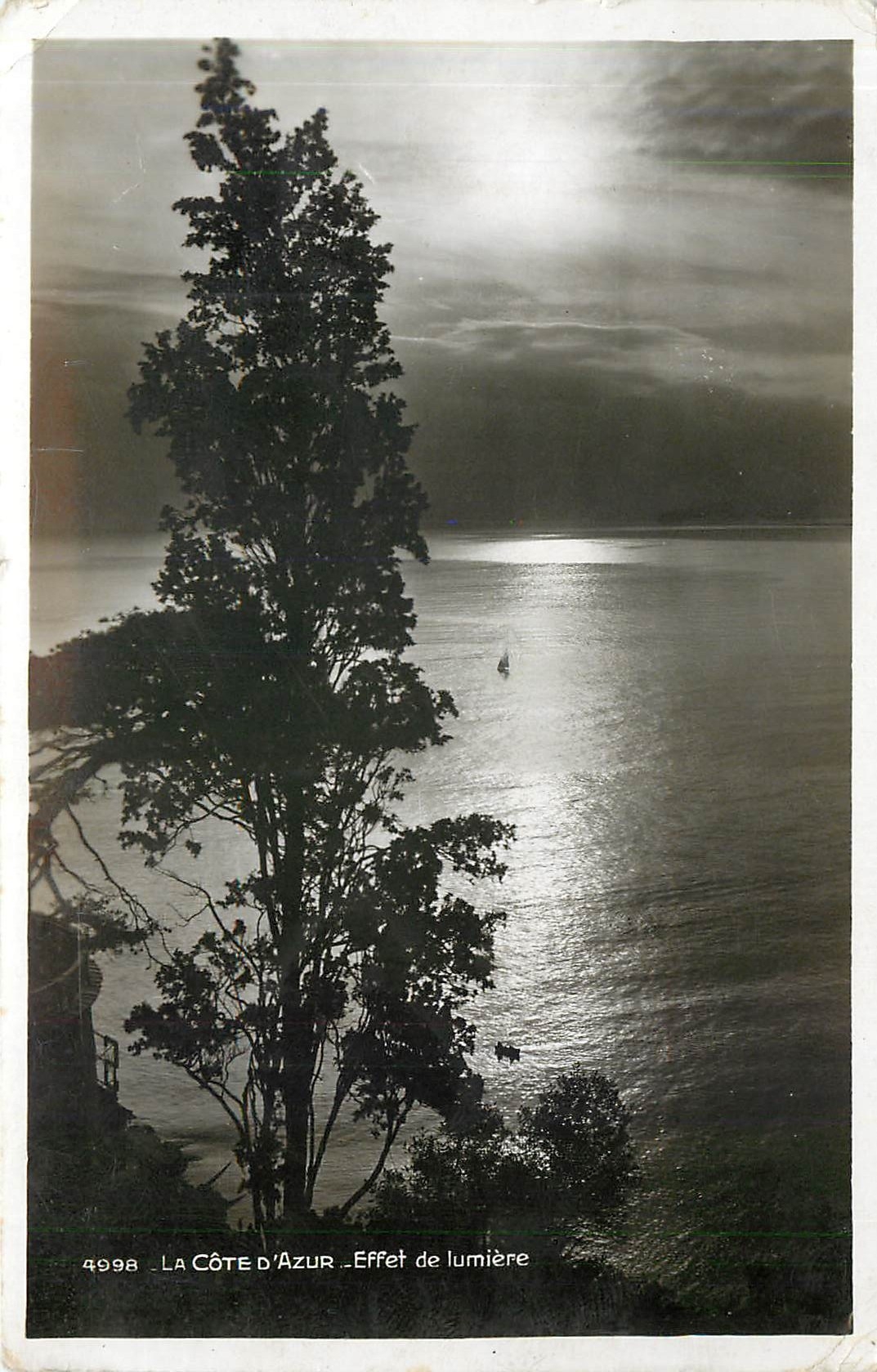 CPA La Cote D'Azur - Effet de lumiere