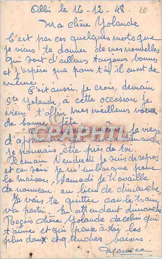 CPA Doux Moments Femme Fleurs — Rückseite