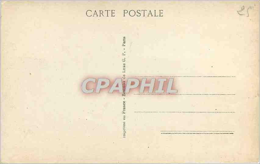 CPA Tendre Rendez-vous Femme — Rückseite
