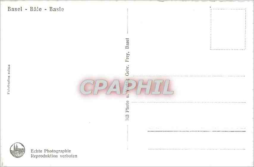 CPA Basel — Rückseite