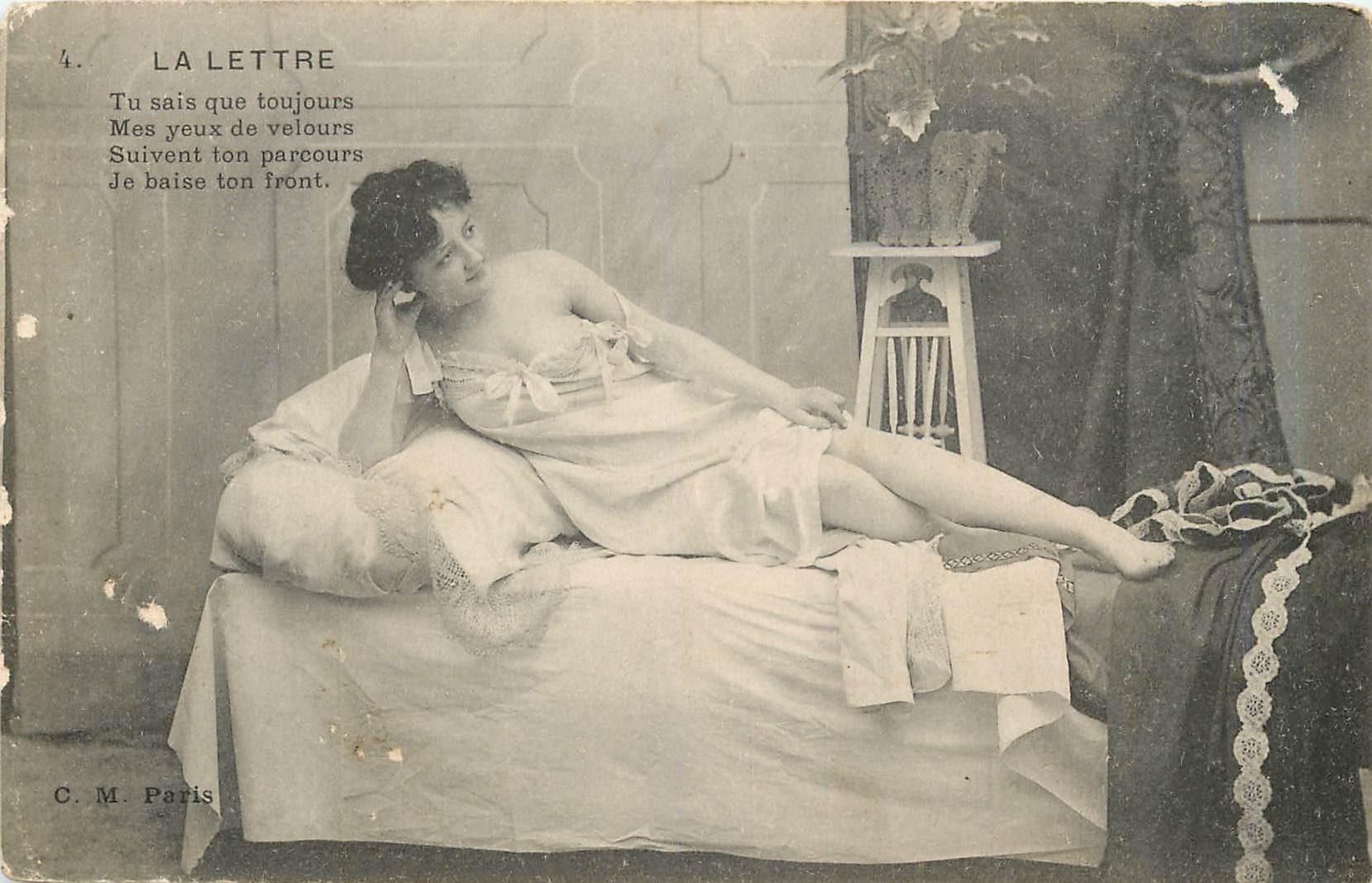 CPA La Lettre