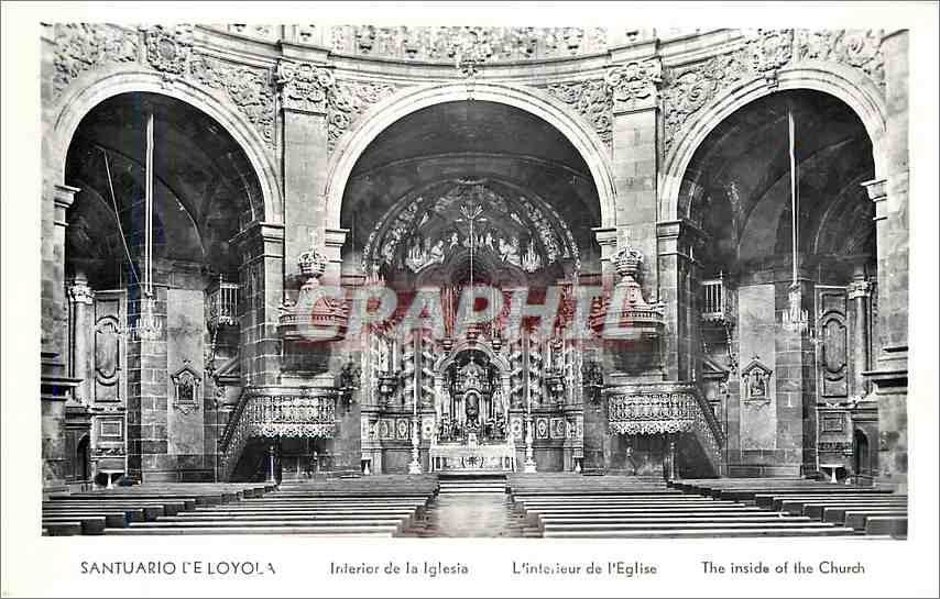 CPM Santuario de Loyola The inside of the Church
