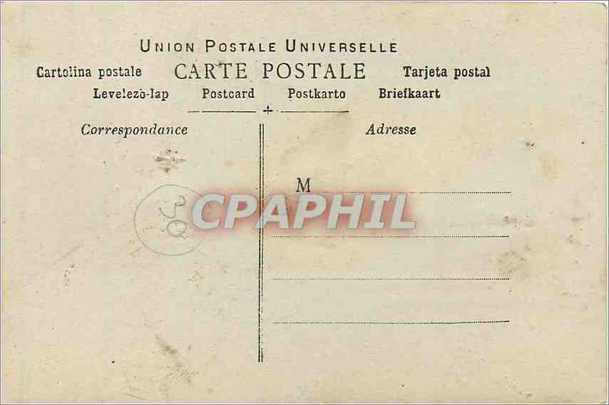 CPA Femme — Rückseite