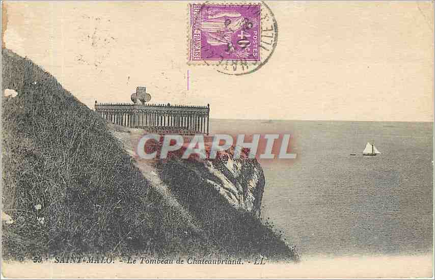 CPA Saint-Malo - Le Tombeau de Chateaubriand