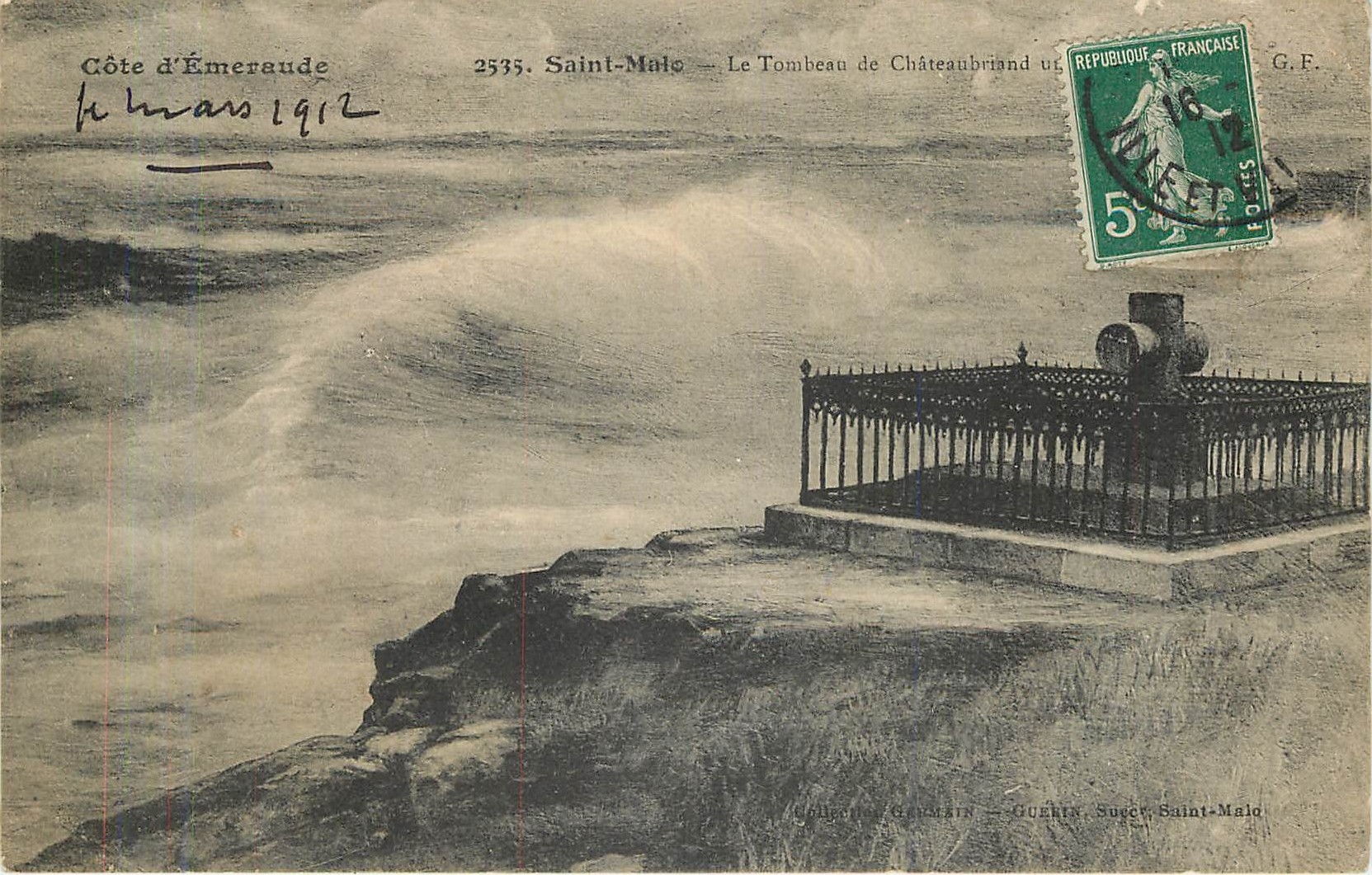 CPA Saint-Malo - Le Tombeau de Chateaubriand