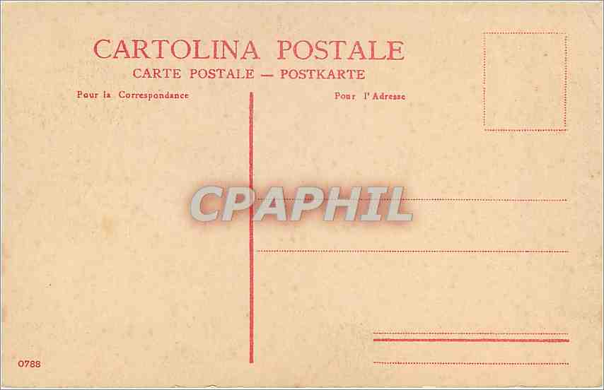 CPA Venezia - Ponte dei Sospiri — Rückseite