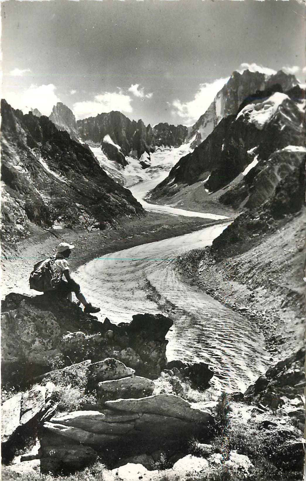 CPM La Mer de Glace et les Grandes Jorasses