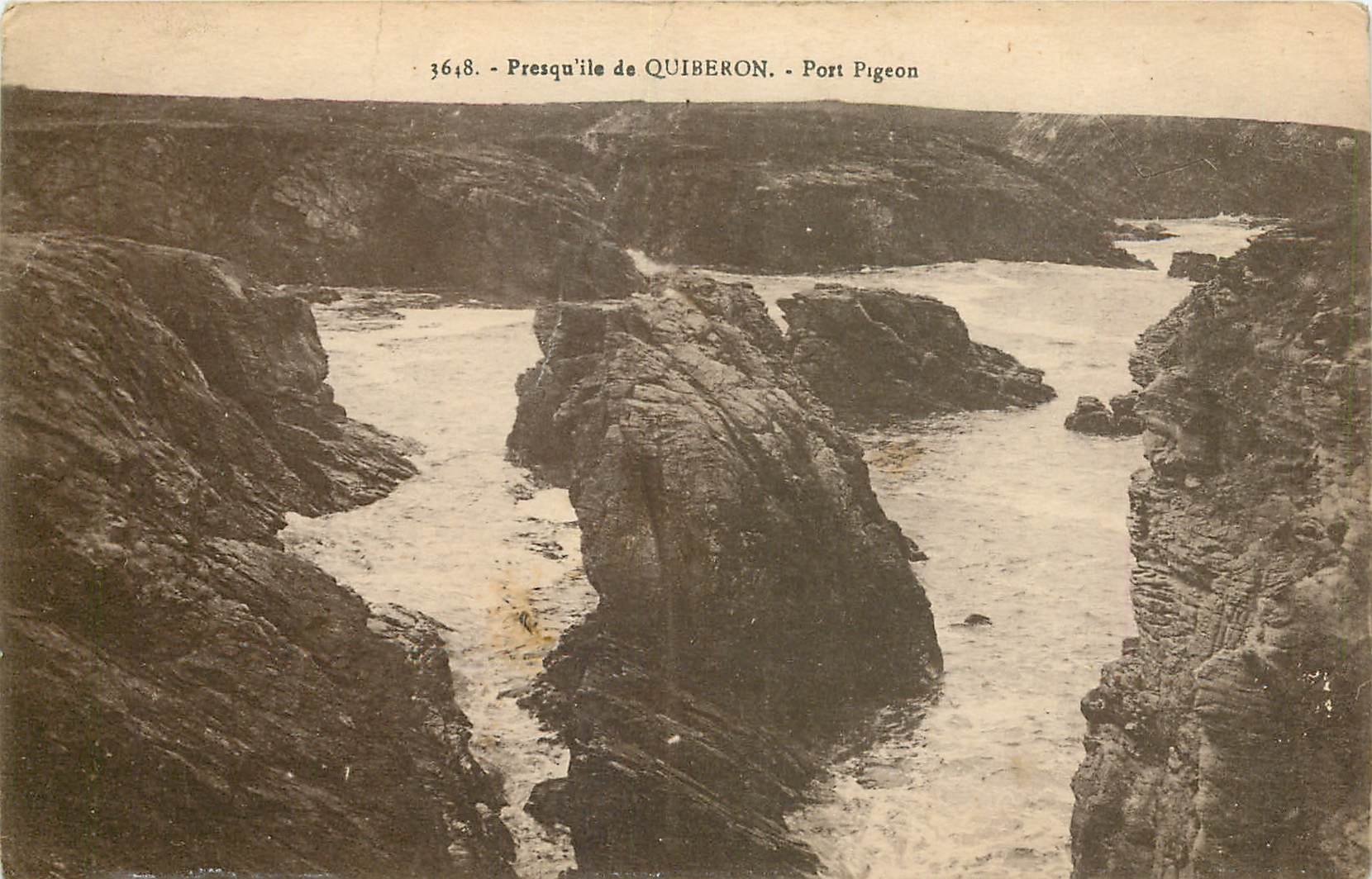 Presqu'île de Quiberon - Port Pigeon — n° 3648