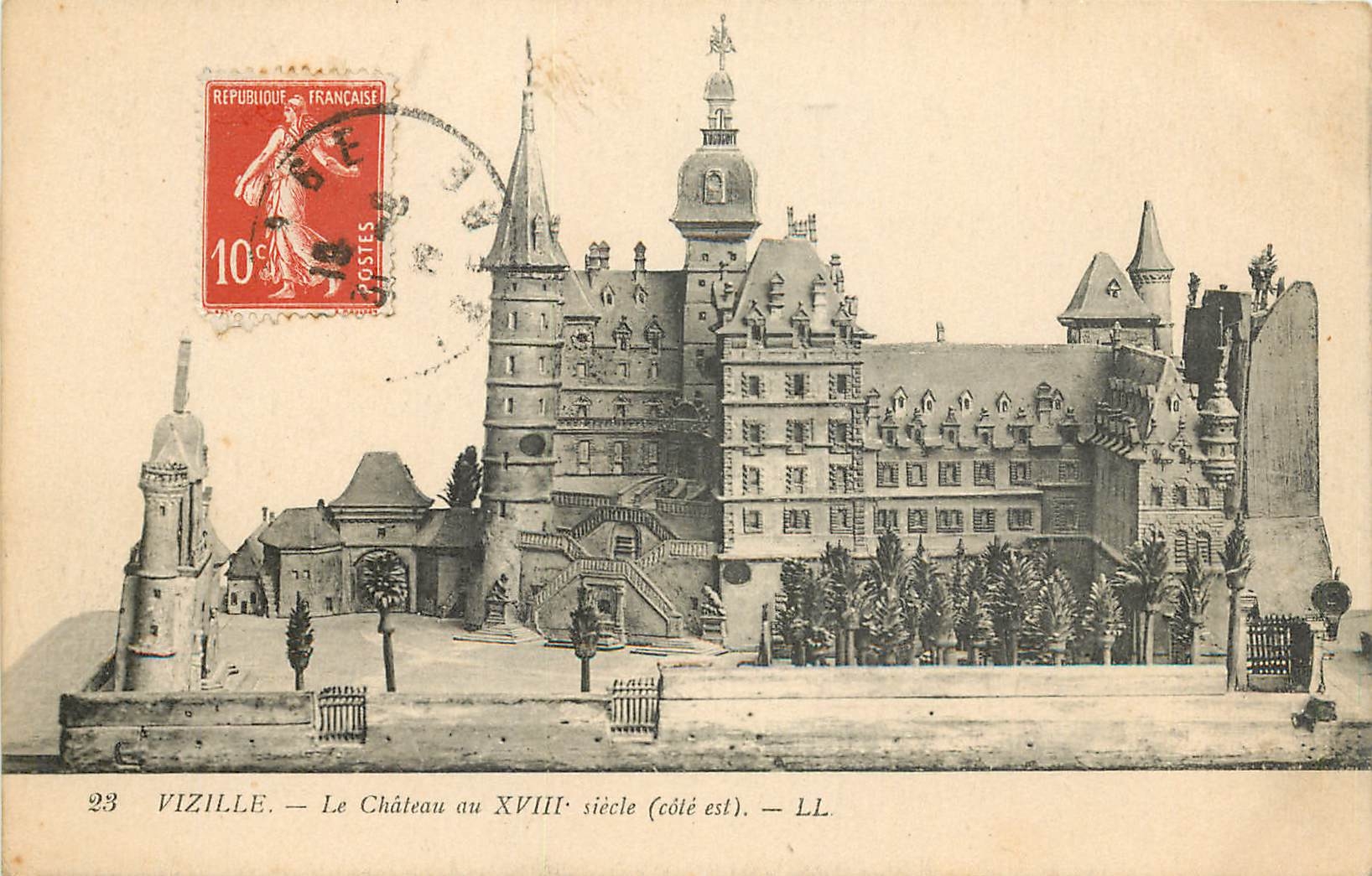 CPA Vizille - Le Chateau au XVIIIe siecle