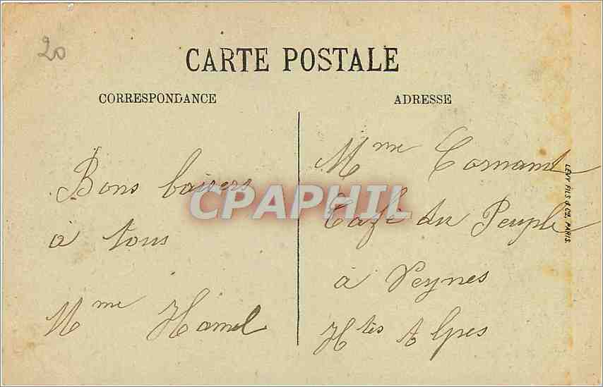 CPA Vizille - Le Chateau au XVIIIe siecle — Rückseite