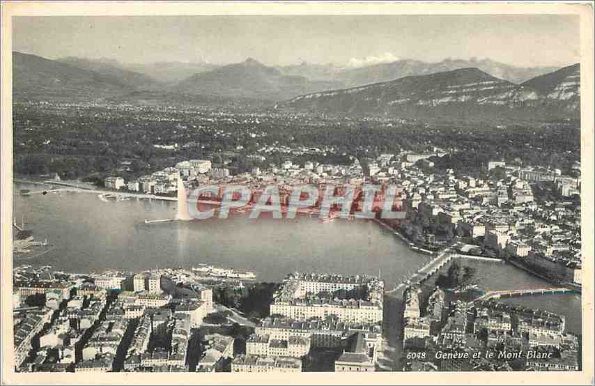 CPA Geneva et le Mont Blanc