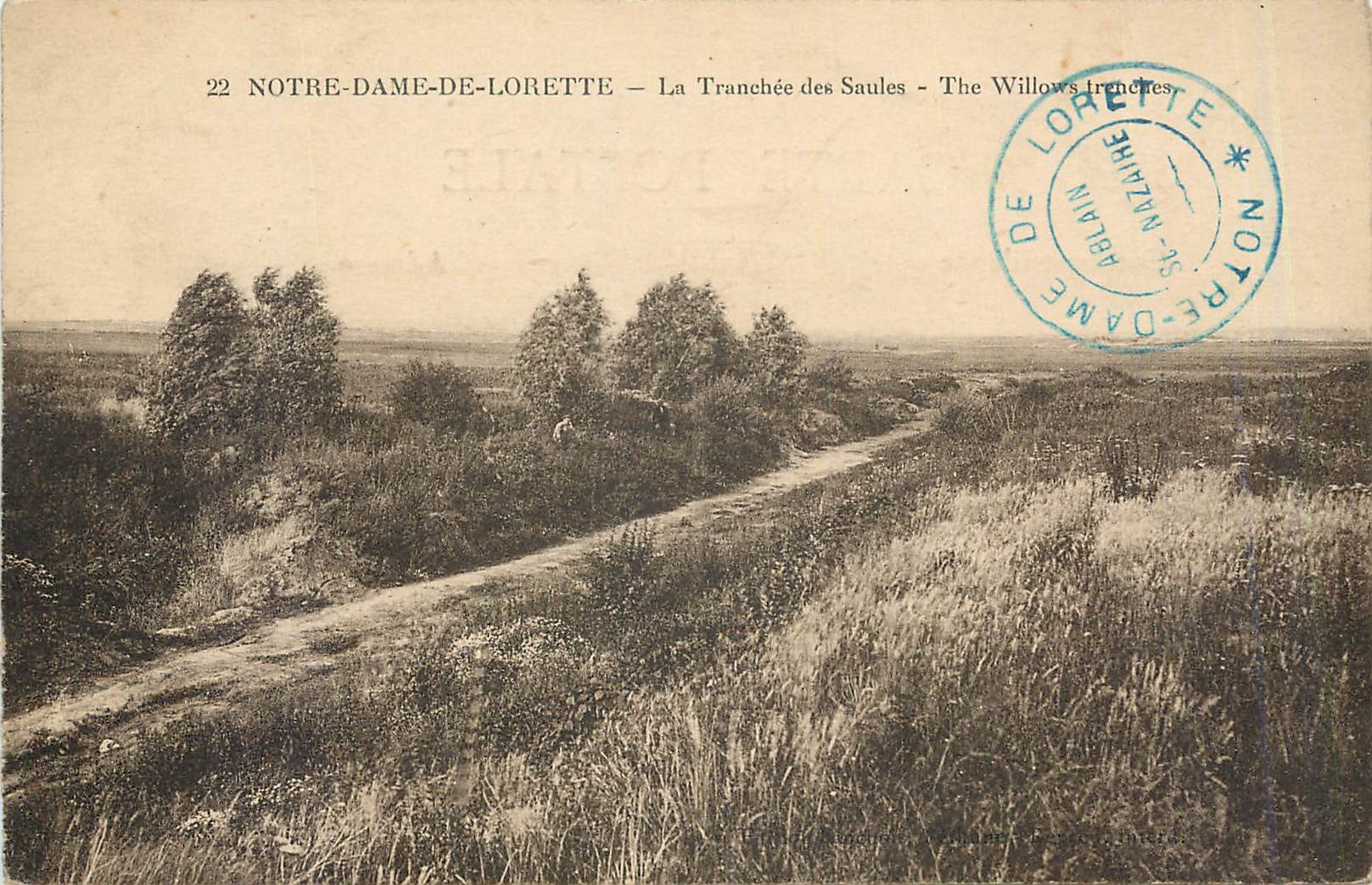 CPA Notre-Dame-de-Lorette - La Tranchee des Saules