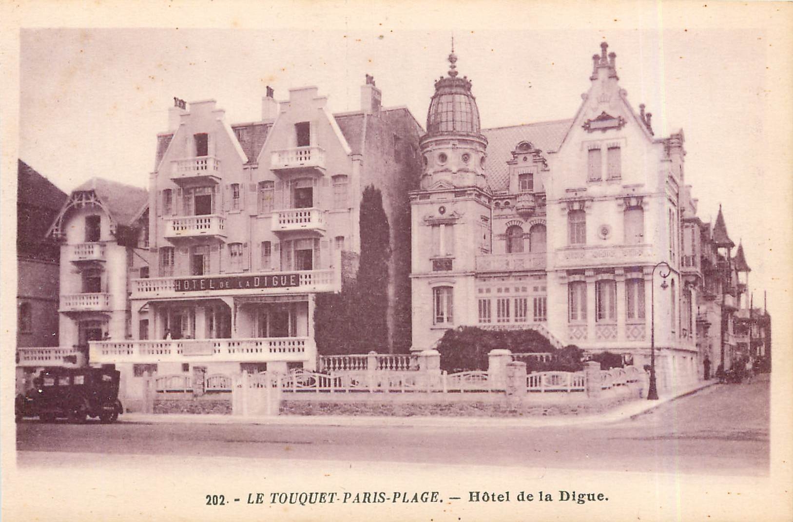 Hôtel de la Digue — Le Touquet-Paris-Plage — G. Artland, Nantes