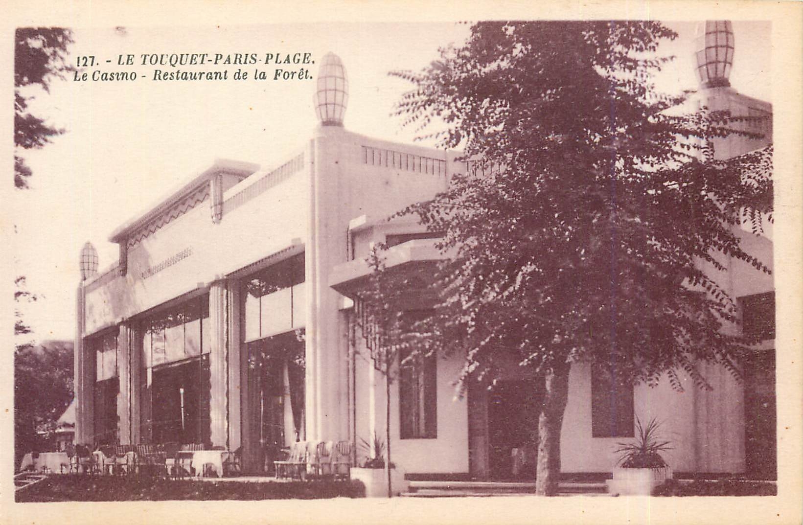 Le Touquet-Paris-Plage — Das Casino - Restaurant de la Forêt — Verlag G. Artaud, Nantes