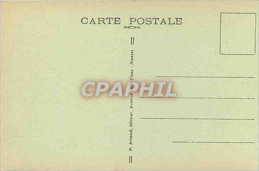 Le Touquet-Paris-Plage — Das Casino - Restaurant de la Forêt — Verlag G. Artaud, Nantes — Rückseite