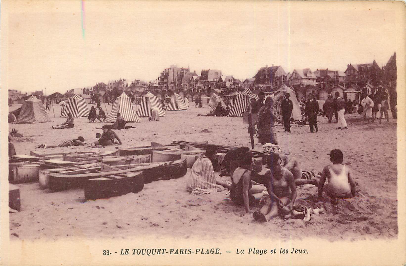 CPA Le Touquet-Paris-Plage - La Plage et les Jeux