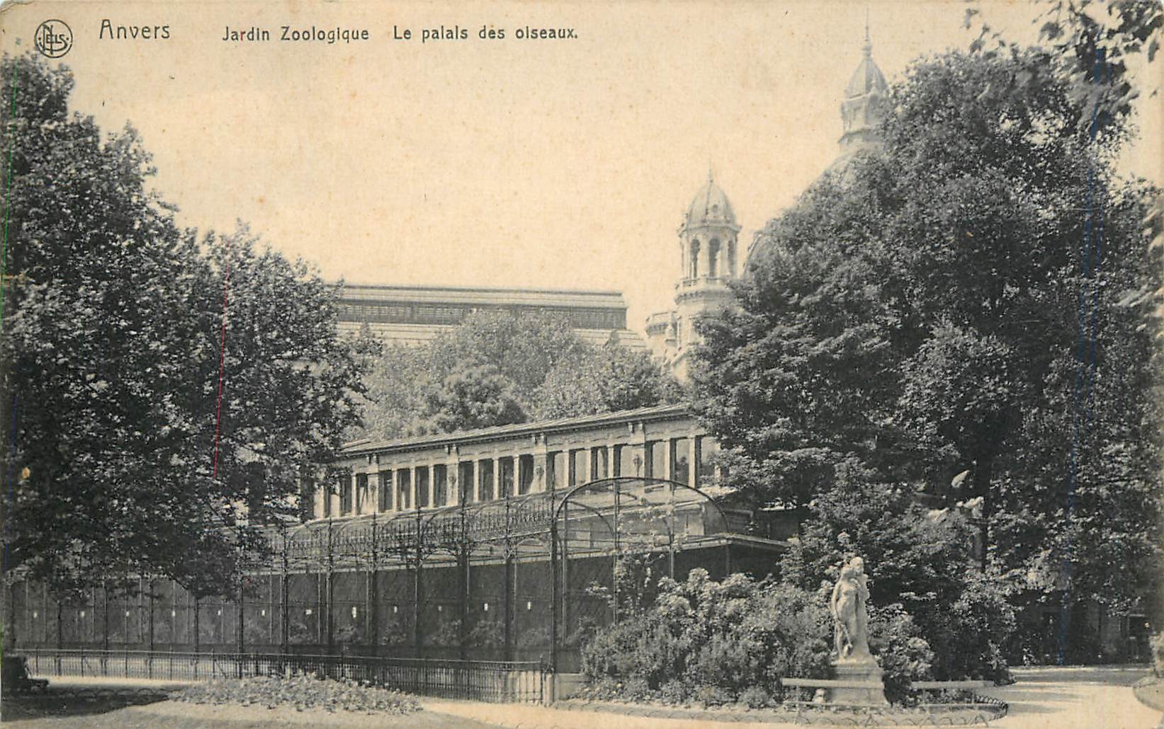 CPA Anvers Jardin Zoologique Le palais des oiseaux