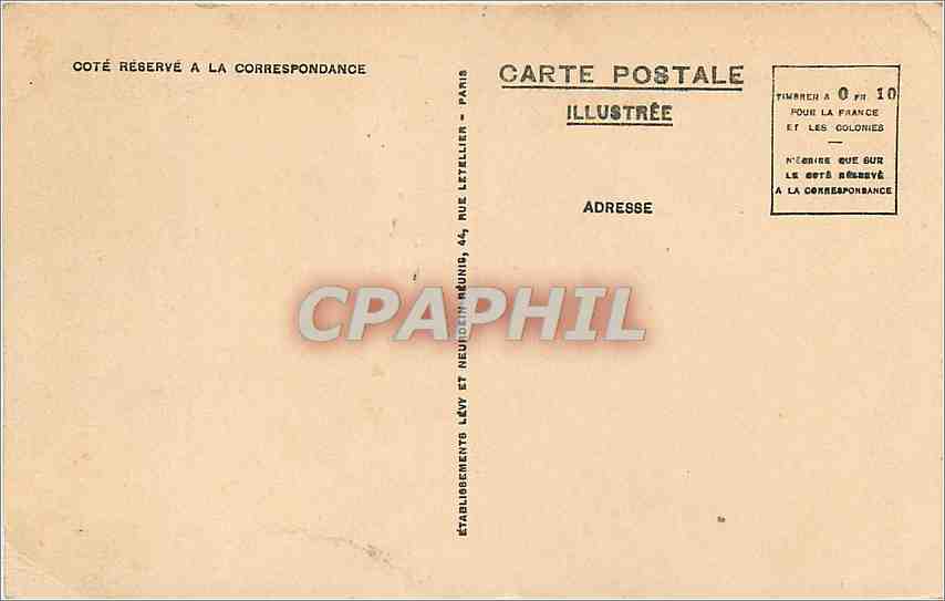 CPA Lourdes - La Place de la Grotte et le Gave — Verso
