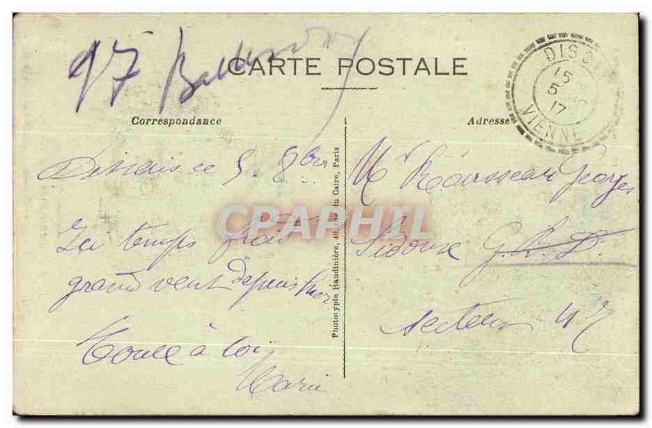 Vic sur Aisne - bombarde - La Grande Guerre 1914 - 16 - la Mairie - militaria - CPA  — Back