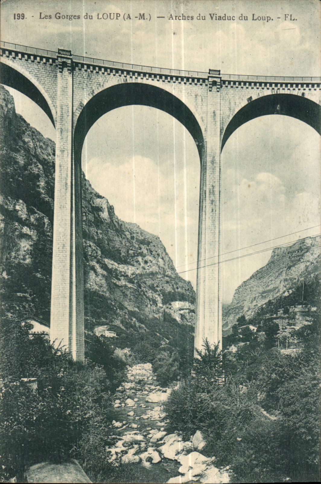 Les Gorges du Loup - Arches du Viaduc du Loup - CPA 